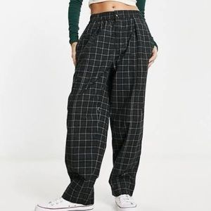 Madewell Corduroy Cord Tapered Pants in Dark Green L